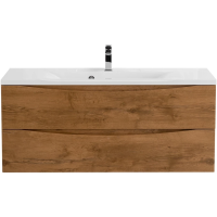 Тумба  под раковину подвесная с двумя выкатными ящиками BelBagno MARINO-1100-2C-SO-RN-P Rovere Nature