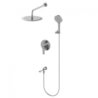 Душевая система встраиваемая WONZON & WOGHAND BRILLIANT, темный графит WW-88939079-BGM