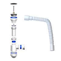 Сифон для раковины Melana MLN-330307Ch