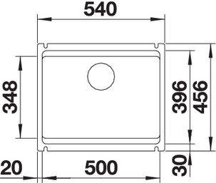 Кухонная мойка Blanco Etagon 500-U  525155