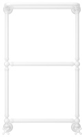 Полотенцесушитель Водяной Сунержа Ренессанс 1386 (86х50) Белый 12-0281-8650