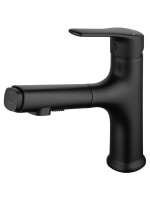 Смеситель для раковины с выдвижным изливом WONZON & WOGHAND, черный матовый WW-AE4151-MB Смеситель для раковины с выдвижным изливом WONZON & WOGHAND, черный матовый WW-AE4151-MB