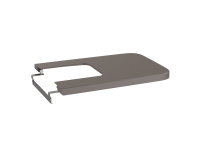 Крышка для биде Roca Inspira Square Supralit, Soft Close, кофейный 80653266B Крышка для биде Roca Inspira Square Supralit, Soft Close, кофейный 80653266B