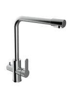 Смеситель для кухни однорычажный с каналом для питьевой воды Orange Steel M99-008crхром