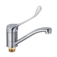 Смеситель для кухни с хирургической ручкой Haiba HB4554-2