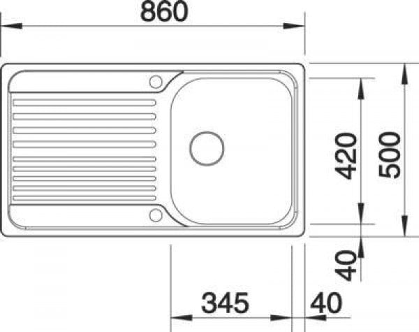 Кухонная мойка Blanco Tipo 45 S 511942