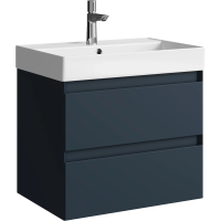 Тумба без раковины 64 см Aqwella Geometria GE01652GRM серый матовый