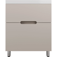 Тумба напольная без раковины 70 см Style Line Матис ЛС-00002434 кремовый матовый