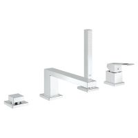 Смеситель для ванны однорычажный на 4 отверстия Grohe Eurocube 19897 001 (19897001) хром