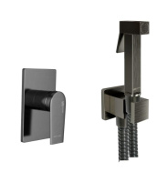 Гигиенический душ со смесителем WasserKRAFT A84095, серый