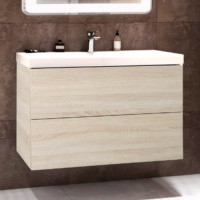 База под раковину подвесная Art&Max AM-Verona-Push-1000-2C-SO-RS-TS Дуб Сонома