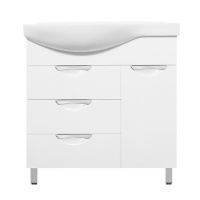 Тумба под раковину напольная Style Line Жасмин 80 ЛС-00000527 белый