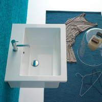 Раковина подвесная Globo Forty3 FO063.BI*1