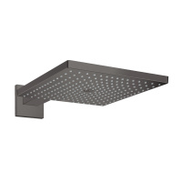 Верхний душ с кронштейном Hansgrohe Raindance E 300 AIR 1jet 26238340 шлифованный черный хром