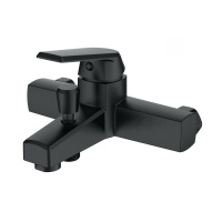 Смеситель для ванны однорычажный полимерный OneLife P02-100b черный