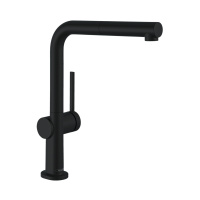 Смеситель для кухни с выдвижным изливом sBox Hansgrohe Talis M54 1jet 72809670 черный матовый