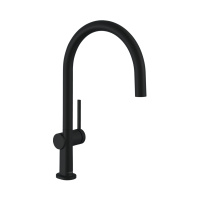 Смеситель для кухни однорычажный Hansgrohe Talis M54 1jet 72804670 черный матовый