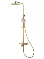 Душевая система с термостатом WONZON & WOGHAND STICK, брашированное золото WW-88739903-BG Душевая система с термостатом WONZON & WOGHAND STICK, брашированное золото WW-88739903-BG