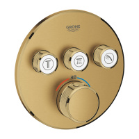 Термостат для встраиваемого монтажа на 3 выхода GROHE Grohtherm SmartControl 29121 GN0 (29121GN0) холодный рассвет матовый Термостат для встраиваемого монтажа на 3 выхода GROHE Grohtherm SmartControl 29121 GN0 (29121GN0) холодный рассвет матовый