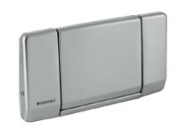 Смывная клавиша Geberit Highline, смыв/стоп, с креплением на винтах: Сталь нержавеющая матированная 115.151.00.1