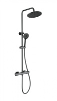 Душевая система с термостатом WONZON & WOGHAND STAY 1, темный графит WW-B3051-A-BGG