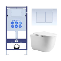 Комплект унитаза с инсталляцией SET AQUATEK КЛАССИК cm-009 4в1