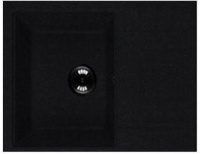 Кухонная мойка Whinstone ￼￼￼Мунго 650 (РИВА B10) черный металлик 44107