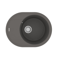 Кухонная мойка Lemark LACHA 620 серый шёлк 9910053