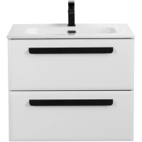 Тумба под раковину Cezares ECO-CER-N-600-2C-SO-BL Bianco Lucido без ручек