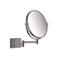 Косметическое зеркало Hansgrohe AddStoris 41791340 шлифованный черный хром