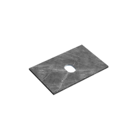 Столешница для ванной комнаты SANCOS 700х460, цвет black sky,  TT70A1