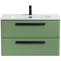 Тумба под раковину Cezares ECO-CER-N-800-2C-SO-PS-P Фисташковый Софт без ручек