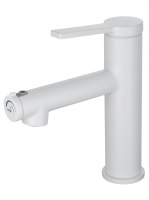 Смеситель для раковины с функцией полоскания WONZON & WOGHAND, белый матовый WW-H1017-MW Смеситель для раковины с функцией полоскания WONZON & WOGHAND, белый матовый WW-H1017-MW