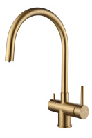 Смеситель для кухни с подключением к фильтру  Paulmark Heller He213218-BG