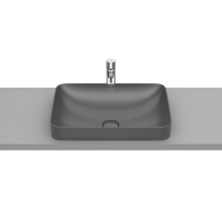 Раковина накладная (55х37) Roca Inspira square 327534640 оникс