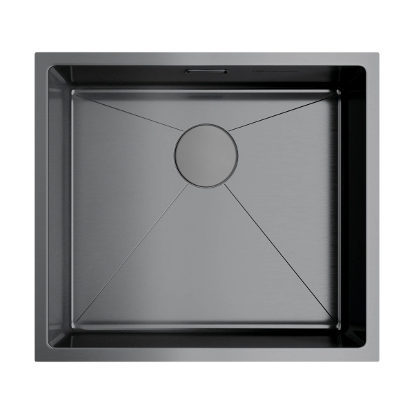 Кухонная мойка OMOIKIRI  Taki 49-U/IF-GM нерж.сталь/вороненая сталь