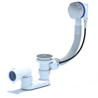 Слив-перелив для ванны BelBagno  CZR-STP1-01, хром