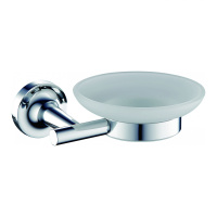 Мыльница с держателем WONZON & WOGHAND SIMPLE, хром WW-6522