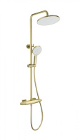Душевая система с термостатом WONZON & WOGHAND NEO, брашированное золото WW-B3035-A1- BG Душевая система с термостатом WONZON & WOGHAND NEO, брашированное золото WW-B3035-A1- BG
