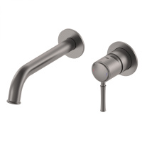 Смеситель для раковины встраиваемый WONZON & WOGHAND TOR, темный графит WW-88869073-BGM Смеситель для раковины встраиваемый WONZON & WOGHAND TOR, темный графит WW-88869073-BGM