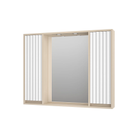 Зеркальный шкаф (98х80) Brevita Balaton 100  BAL-04100-03-01