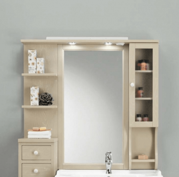 Зеркало со шкафчиком Eban FCPLS107DPGpergamon*1