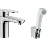Смеситель для раковины с гигиеническим душем Hansgrohe Vernis Blend 71215000 Смеситель для раковины с гигиеническим душем Hansgrohe Vernis Blend 71215000