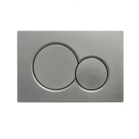 Кнопка смыва для инсталляции механическая WONZON & WOGHAND, темный графит WW-IB232-BGM