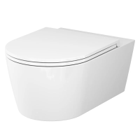 Унитаз подвесной безободковый AM.PM Func FlashClean C8F1703SC с сиденьем микролифт