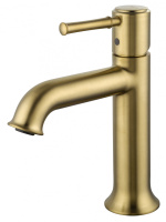 Смеситель для раковины WONZON & WOGHAND TOR, брашированное золото WW-88018073-BG Смеситель для раковины WONZON & WOGHAND TOR, брашированное золото WW-88018073-BG