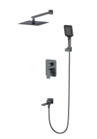 Душевая система встраиваемая WONZON & WOGHAND DIAMOND, темный графит WW-88939011-BGM Душевая система встраиваемая WONZON & WOGHAND DIAMOND, темный графит WW-88939011-BGM