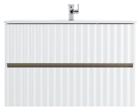 База под раковину Art&Max Еlegant AM-ELEGANT-900-2C-SO-BM-LED Белый матовый