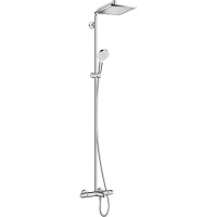 Душевая система с термостатом для ванны Hansgrohe Crometta E 240 1jet Showerpipe 27298000 хром
