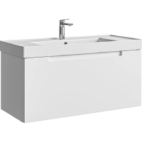 Тумба без раковины 101 см Aqwella Vancouver VAN01101 белый матовый